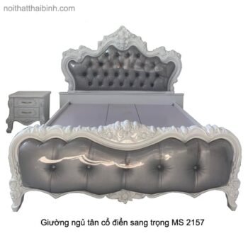 Giường ngủ tân cổ điển sang trọng MS 2157