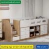 Giường ngủ trẻ em kết hợp tủ để đồ MS 2611 2 giuong ngu tre em ke hop de do 2611