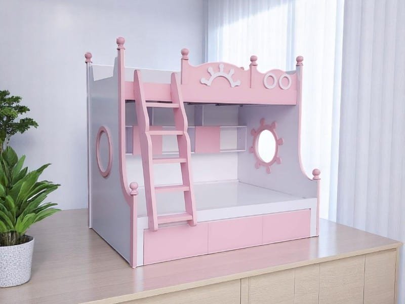 5 mẹo sắp xếp phòng bé với giường tầng