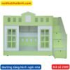 Giường tầng cho bé hình ngôi nhà MS 2589 3 giuong tang 2589