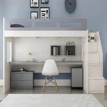 Giường tầng kết hợp bàn làm việc MS 2979