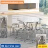 Bộ bàn tròn inox 10 ghế MS 2559 2 giuong tang cho be 2558 10