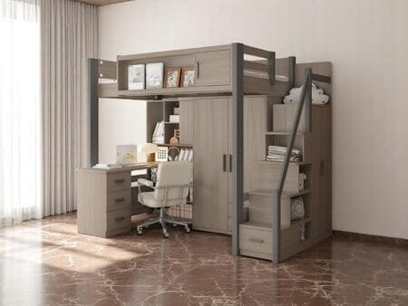 3 mẫu giường tầng cho người lớn bền đẹp đáng mua nhất 27 Giường tầng cho người lớn