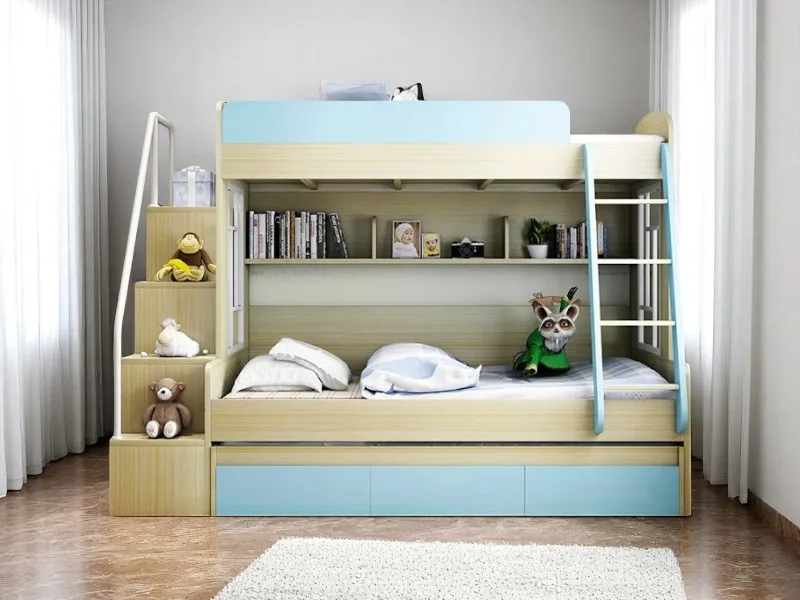4 thiết kế giường tầng có bàn học tối ưu cho phòng nhỏ 2 Giường tầng có bàn học