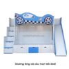 Giường tầng có cầu trượt đẹp MS 2540 3 Giường tầng có cầu trượt đẹp MS 2540