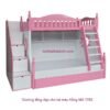 Giường tầng đẹp cho bé màu hồng MS 1782