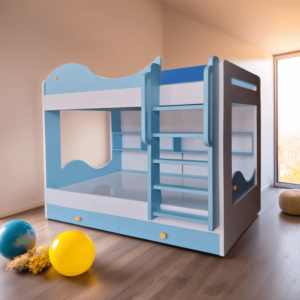 Giường Tầng Cho Bé Cao Cấp MS 3199 8 giuong tang go MDF 3