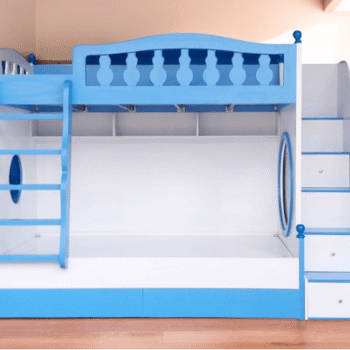Giường tầng mdf MS 3204 7 Giường tầng mdf MS 3204
