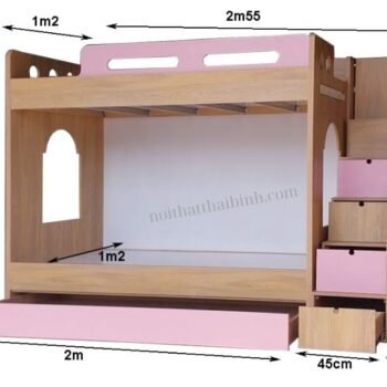 Giường tầng cho trẻ em MS 3103