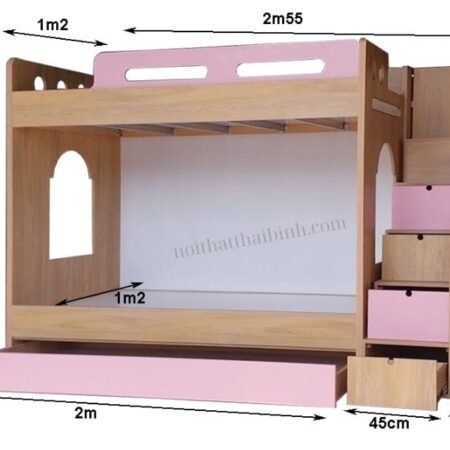 Giường tầng cho trẻ em MS 3103 8 Giường tầng cho trẻ em MS 3103