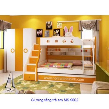 Giường tầng trẻ em MS 9002 - Giá bộ có tủ áo 1m6 : 20.300.000đ