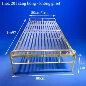 Giường xếp inox MS 3208 12 giuong xep inox 4 1