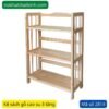 Kệ sách gỗ 3 tầng MS 2814 | GIAO HỎA TỐC TPHCM 3 Kệ sách gỗ 3 tầng MS 2814 | GIAO HỎA TỐC TPHCM