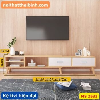 Kệ tủ tivi hiện đại đẹp MS 2433