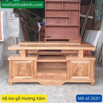Kệ tivi gỗ Hương Xám MS 2631 8 Kệ tivi gỗ Hương Xám MS 2631