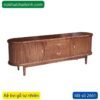 Kệ tivi gỗ sồi sơn màu óc chó MS 2661