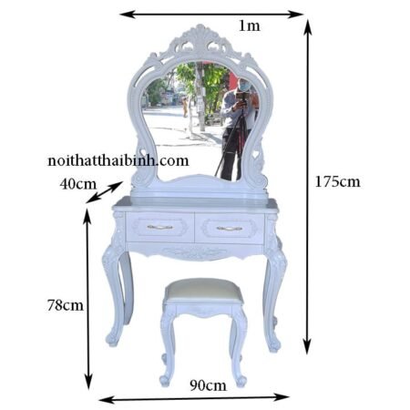 Bàn trang điểm cao cấp đẹp MS 2512 7 Bàn trang điểm cao cấp đẹp MS 2512