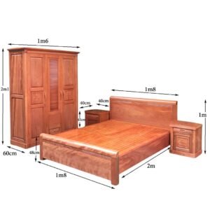 Giường tủ phòng ngủ gỗ MS 3261 41 kich thuoc bo phong ngu 1000 2