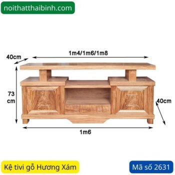 Kệ tivi gỗ Hương Xám MS 2631 9 Kệ tivi gỗ Hương Xám MS 2631