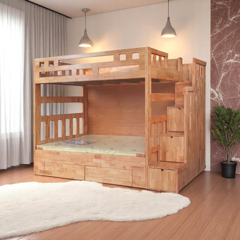 6 mẫu giường tầng đẹp giúp nâng tầm không gian sống 2 Mẫu giường tầng đẹp