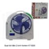Quạt tích điện 2 bình Kentom KT-9200 3 quat tich dien 9200