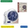Quạt tích điện Kentom KT-9100 3 quat tich dien kentom 9100