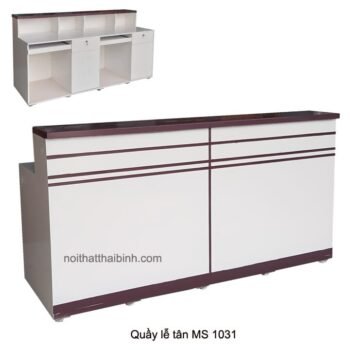 Quầy lễ tân dài 2m MS 1031 Giá bán = 8.000.000 đ