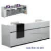 Bàn quầy lễ tân đẹp MS 9811 Giá 2m0 = 15.000.000 - Tặng 1 ghế quầy cao cấp 3 quay le tan 9811
