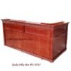 Quầy lễ tân dài MS 9707 Giá 2m0 = 16.250.000 3 quay le tan dai 9707