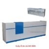 Quầy lễ tân dài MS 9995 Giá bán = 13.500.000 đ - Tặng 1 ghế quầy cao cấp kèm theo. 3 Quầy lễ tân dài MS 9995 Giá bán = 13.500.000 đ - Tặng 1 ghế quầy cao cấp kèm theo.