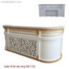 Quầy lễ tân khách sạn sang trọng MS 1106 Giá bán = 18.000.000 đ 3 quay le tan dat vang 1106
