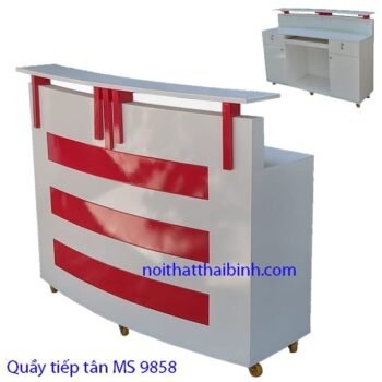 Quầy lễ tân 1m2 MS 9858 Giá bán = 4.200.000