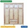 Tủ áo 2 tầng gỗ sồi tự nhiên MS 2851 2 tu ao 2 tang go soi tu nhien 2851