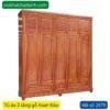 Tủ áo 2 tầng gỗ Xoan Đào MS 2679 2 tu ao 2 tang go xoan dao 2679 7