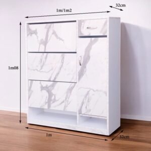 Mẫu tủ giày dép hiện đại MS 3215