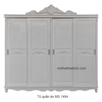 Tủ quần áo 4 cánh cửa lùa MS 1494 Giá bán= 15,000,000đ giảm còn= 13,500,000đ
