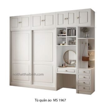 Tủ quần áo có kệ bàn phấn MS 1967