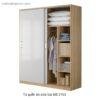 Tủ quần áo cửa lùa hiện đại MS 2163 3 tu quan ao 2163