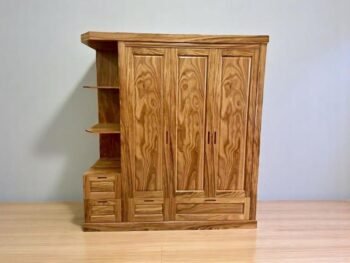 Tủ áo gỗ đẹp tiết kiệm diện tích phòng ngủ