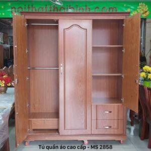 Tủ quần áo 1m6 MS 2858 7 tu quan ao 2858 2
