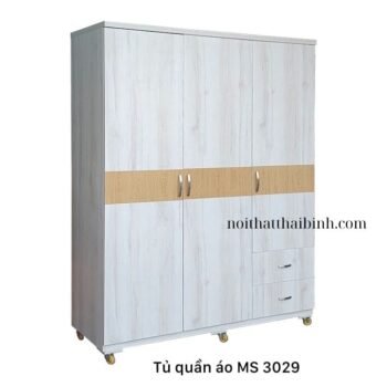 Tủ quần áo 3 cánh 1m6 MS 3029