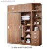 Tủ quần áo cao áp trần đẹp MS 2164