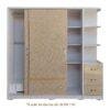 Tủ quần áo cửa lùa vân đá MS 1151 Giá bán = 11.500.000đ giảm còn= 9.500.000đ 2 tu quan ao cua lua van da 1151