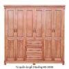 Tủ quần áo 3 buồng gỗ xoan đào MS 3036