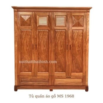 Tủ quần áo gỗ 2m MS 1968