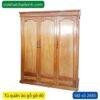 Tủ quần áo gỗ gõ đỏ MS 2685