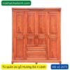 Tủ quần áo gỗ Hương Đá 4 cánh MS 2673 2 Tủ quần áo gỗ Hương Đá 4 cánh MS 2673