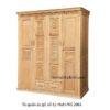 Tủ quần áo gỗ sồi tự nhiên MS 2063