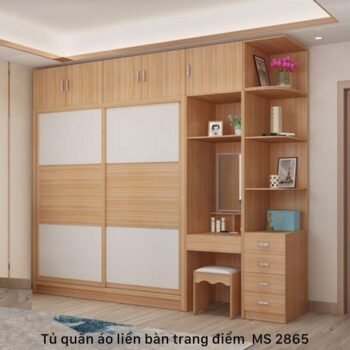Tủ quần áo liền bàn trang điểm MS 2865
