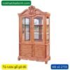 Tủ rượu gõ đỏ 1m2 MS 2733 2 tu ruou go go do 2733